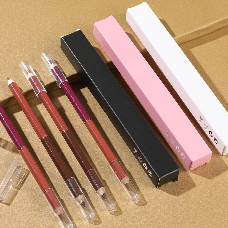 No logo Scatola per matita per labbra Fornitore di matita per matita per labbra marrone Matita per labbra cremosa vegana