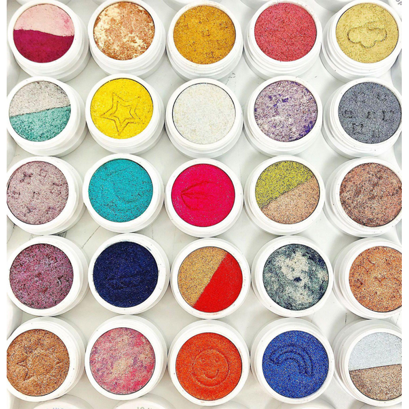 Palette di ombretti Palette di ombretti in mica lucida ad alto pigmento Vendita calda Ombretto gamma naturale 25 colori