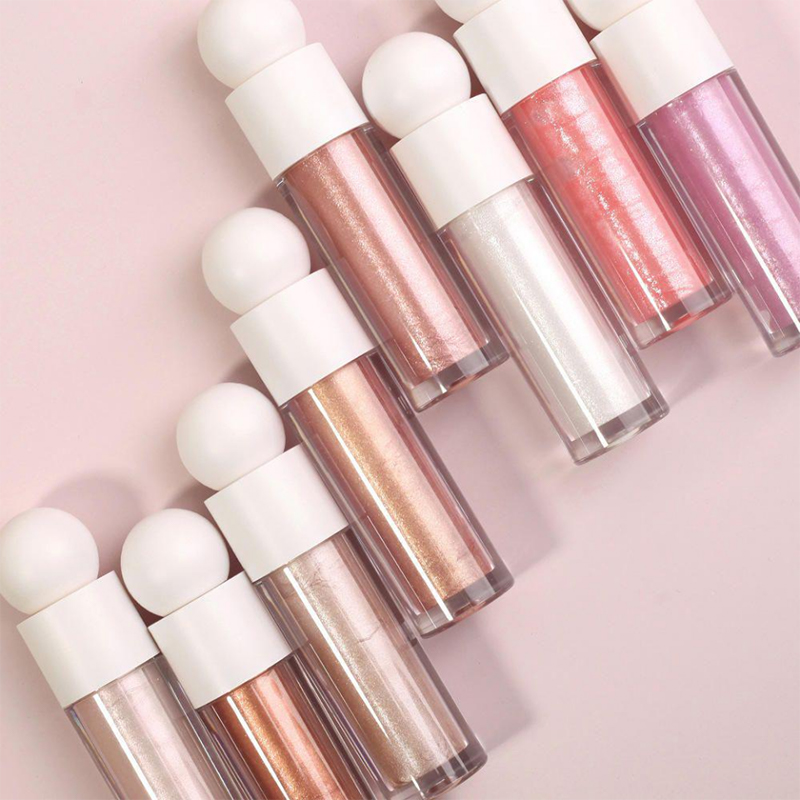 Marchio privato Fairy Shimmer Liquid Highlight Impermeabile Corpo e viso Evidenzia logo a colori fai-da-te