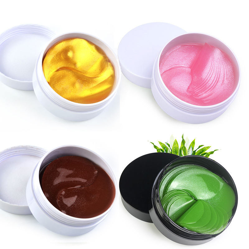 Patch per gli occhi in oro 24 carati Maschera per gli occhi Collagene antietà Acido ialuronico Maschera per gli occhi che rimuove le occhiaie