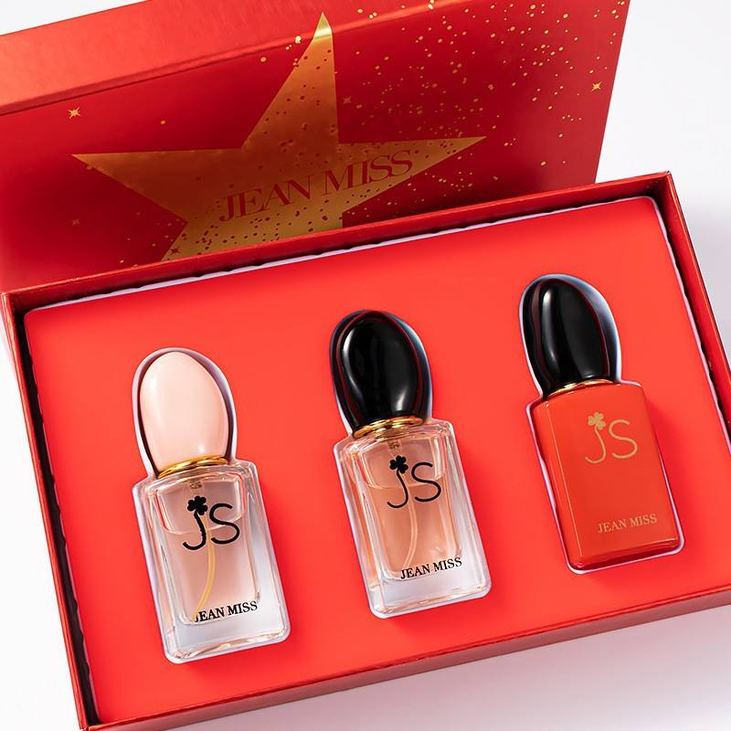 Set di profumi da donna da 30 ml * 3 Profumo duraturo Profumo originale di marca Parigi Set regalo di profumi da 3 pezzi