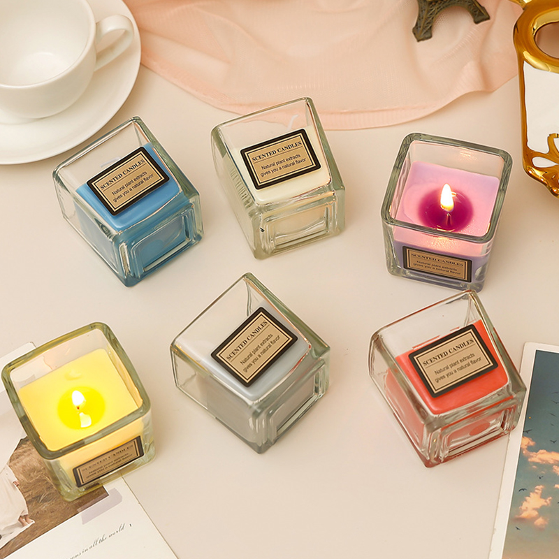 Candele profumate per la casa profumate da 120 g Candele in barattolo per aromaterapia a lunga durata con fragranza forte